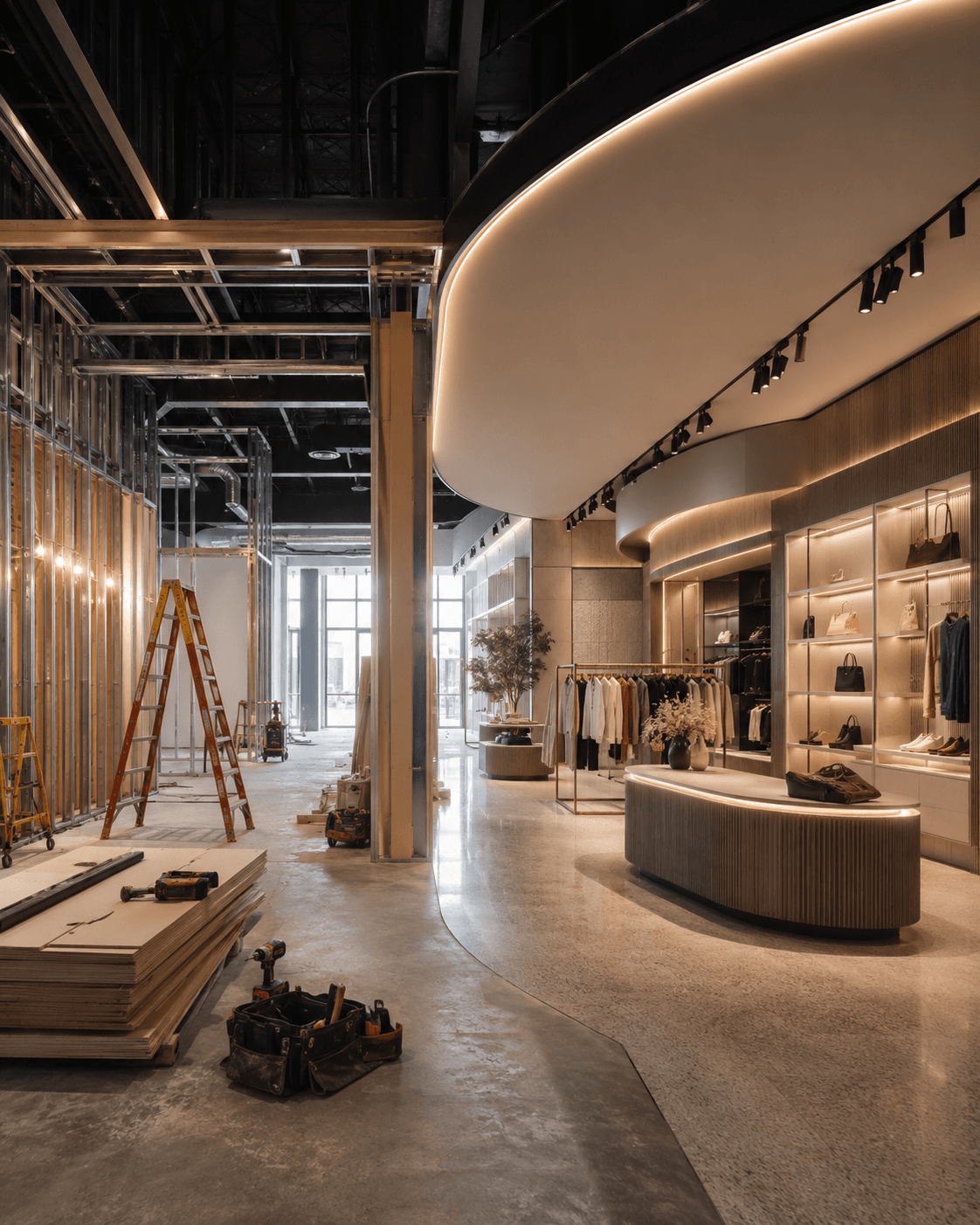 Retail construction