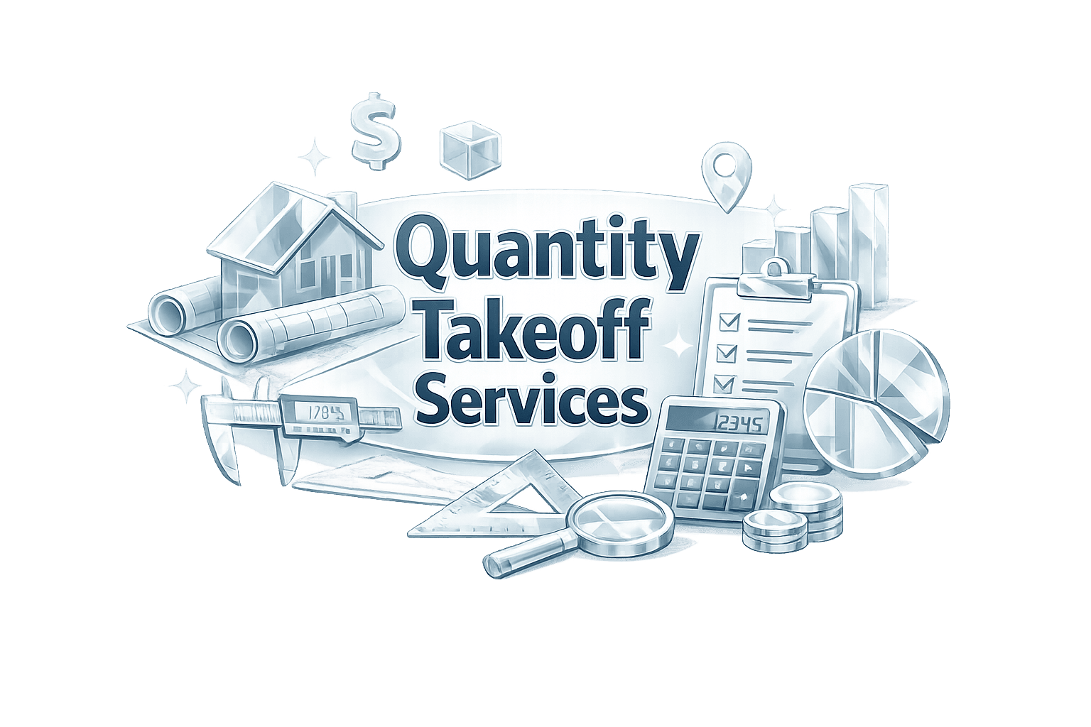 Quantity takeoff process from construction plans to accurate material quantities